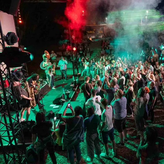 Bild: Open Air im Amphitheater