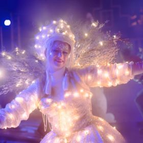 Bild: Lichterzauber am Schwanenteich