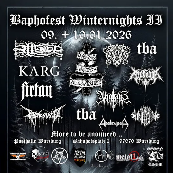 Bild: Baphofest - Posthalle Würzburg