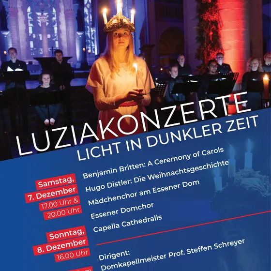 Bild: Luziakonzert im Dom Essen