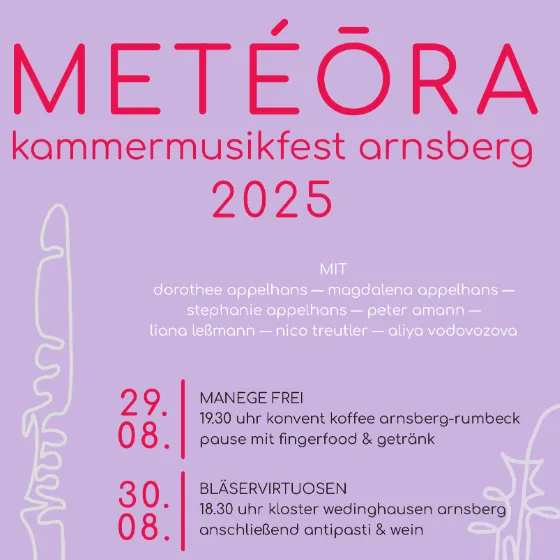 Bild: METEORA Kammermusikfest Arnsberg
