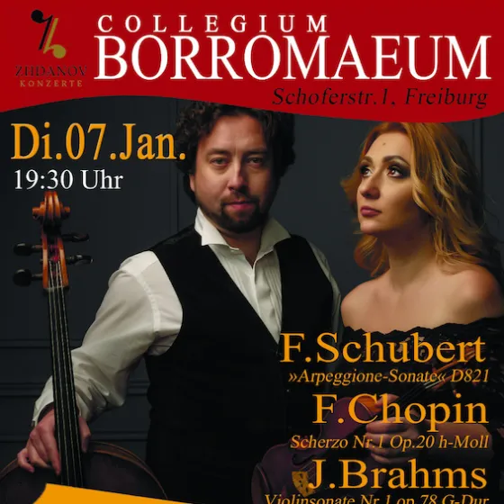 Bild: Borromaeum-Konzertreihe - Uliana und Denis Zhdanov