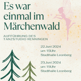 Bild: Es war einmal im Märchenwald - Tanzstudio Renningen