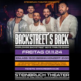 Bild: Backstreet's Back - Backstreet Boys Tribute