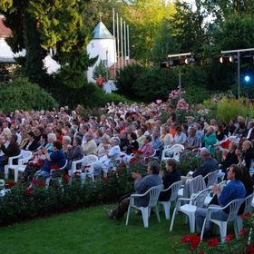 Bild: Open Air Kino im Rosengarten Schloss Großlaupheim