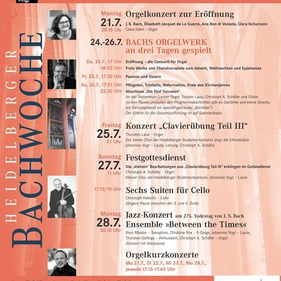 Bild: Heidelberger Bachwoche