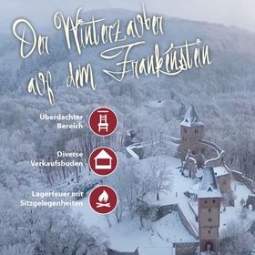 Bild: Winterzauber auf der Burg Frankenstein