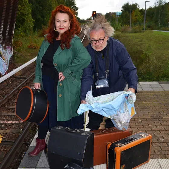 Bild: Frau Sonntag und ihr ständiger Begleiter