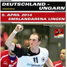 Bild: Deutschland vs. Ungarn - Handball-Länderspiel Männer 