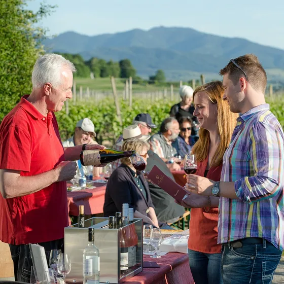 Bild: Exklusives kulinarisches Erlebnis im Weingut Fritz Waßmer