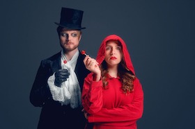 Bild: Rotkäppchen und Herr Wolff