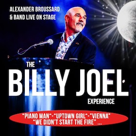 Bild: The Billy Joel Experience - Alexander Broussard & Band live on stage
