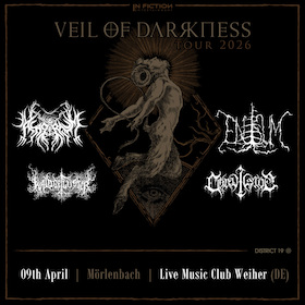 Bild: Asagraum - Veil Of Darkness Tour 2026