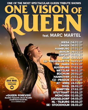Bild: One Vision of Queen 2027 - feat. Marc Martel