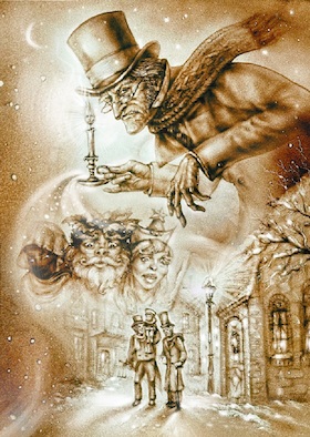 Bild: Sandtheater Dresden - A Christmas Carol