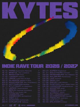 Bild: KYTES - Indie Rave Tour 2027 - Erlangen, E-Werk