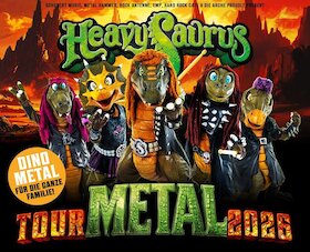 Bild: Heavysaurus METAL Tour 2026
