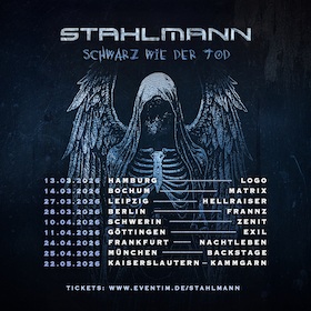 Bild: STAHLMANN - SCHWARZ WIE DER TOD TOUR 2026