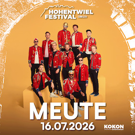 Bild: Hohentwielfestival 2026 - MEUTE - JUBEL - 10 YEARS