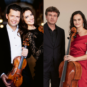 Bild: Klavierquartett Julian Rachlin, Sarah McElravy, Raphaela Gromes, Julian Riem
