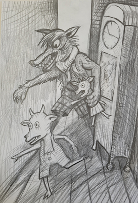 Bild: Der Wolf und die sieben Geißlein