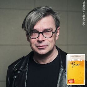 Bild: Lesung auf dem Dampfschiff „Leipzig“: Jaroslav Rudiš liest "Gebrauchsanweisung für Bier"