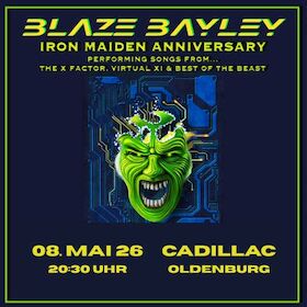 Bild: Blaze Bayley - Iron Maiden Anniversary Tour AUSVERKAUFT! - präsentiert vom Hellpower e.V.