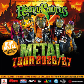 Bild: Heavysaurus - Metal Tour 2026/27
