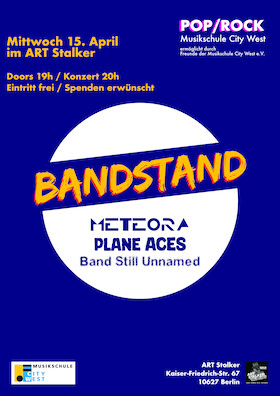 Bild: Musikschule City West: Bandstand - Plane Aces, Meteora + Band Still Unnamed