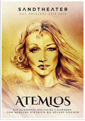 Bild: SANDTHEATER ON TOUR - ATEMLOS - deutsche Hits in Sand gemalt