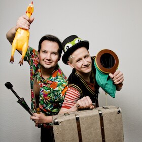 Bild: Joschis kunterbuntes Kindervarieté - ... auf unserem Außengelände