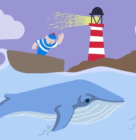 Bild: Die Geschichte vom Wal und dem Meer