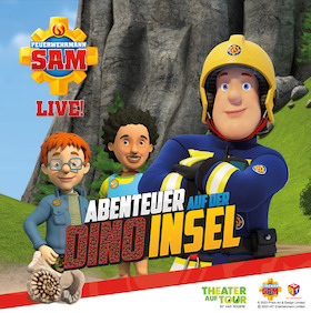 Bild: Feuerwehrmann Sam LIVE! - Abenteuer auf der Dino-Insel