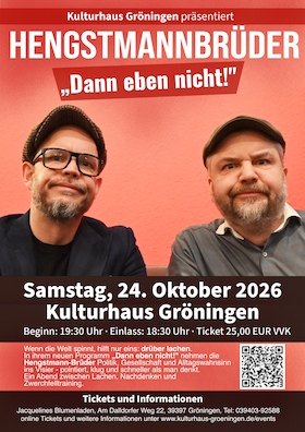 Bild: Kabarett mit den HengstmannBrüdern - Dann eben nicht!