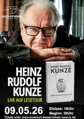 Bild: Heinz Rudolf Kunze liest Gebrauchsgegenstand - Live