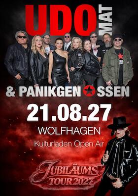 Bild: UDOMAT & die Panikgenossen - Deutschlands größte Udo Lindenberg Tribute Band - Kulturladen Open Air