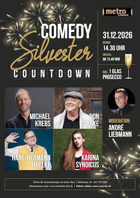 Bild: COMEDY SILVESTER COUNTDOWN - Live
