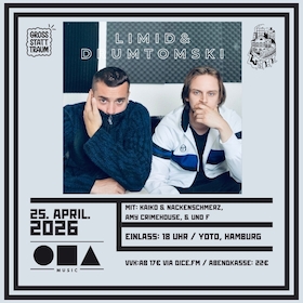 Bild: Beatentourage: Limid & Drumtomski, Kaiko & Nackenschmerz, Amy Crimehouse, & Uno F