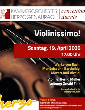 Bild: Concertino Ducale 2026 - Violinissimo!