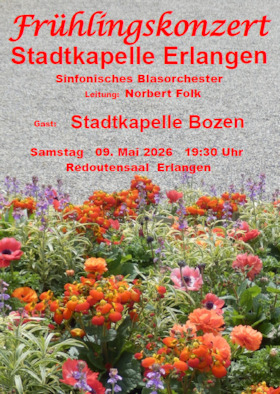 Bild: Stadtkapelle Erlangen - Frühlingskonzert der Stadtkapelle Erlangen