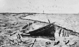 Bild: Vortrag Sturmflut und Schiffsstrandungen