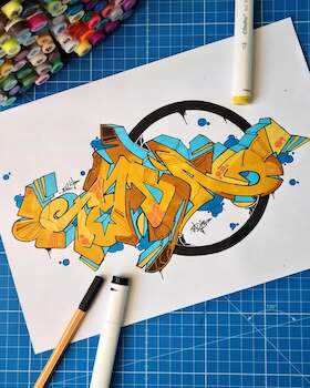 Bild: Grafik, Scetch, Graffiti Kurs - Sketchcorner April - Juni
