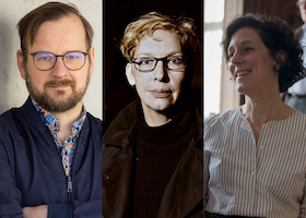 Bild: Alexander Leistner, Manja Präkels, Barbara Thériault: Extremwetterlagen - Lesung und Gespräch in der Reihe „Kompass: 8 Visionen“