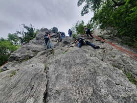 Bild: Schnupperklettern und Abseilen