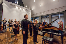 Bild: Musiksommer Altensteig: Florian Uhlig und das Musiksommerorchester