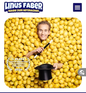 Bild: Familienshow des Zauberers Linus Faber - Familienshow- Zaubermagie zum Mitmachen