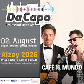 Bild: Da Capo 2026 - Café der Mundo - GuitarRevolution