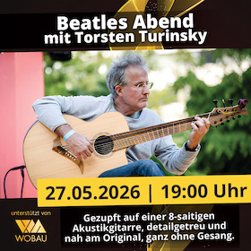 Bild: Beatles Abend mit Torsten Turinsky | Magdeburg | machwerk