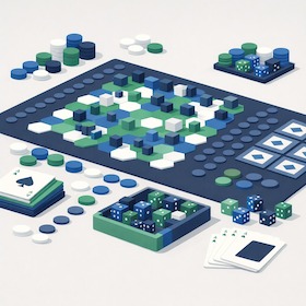 Bild: Spieleabend in der Buchhandlung