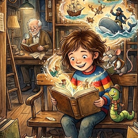 Bild: PREMIERE: Herr Krappenkrehl und die langweiligen Bücher